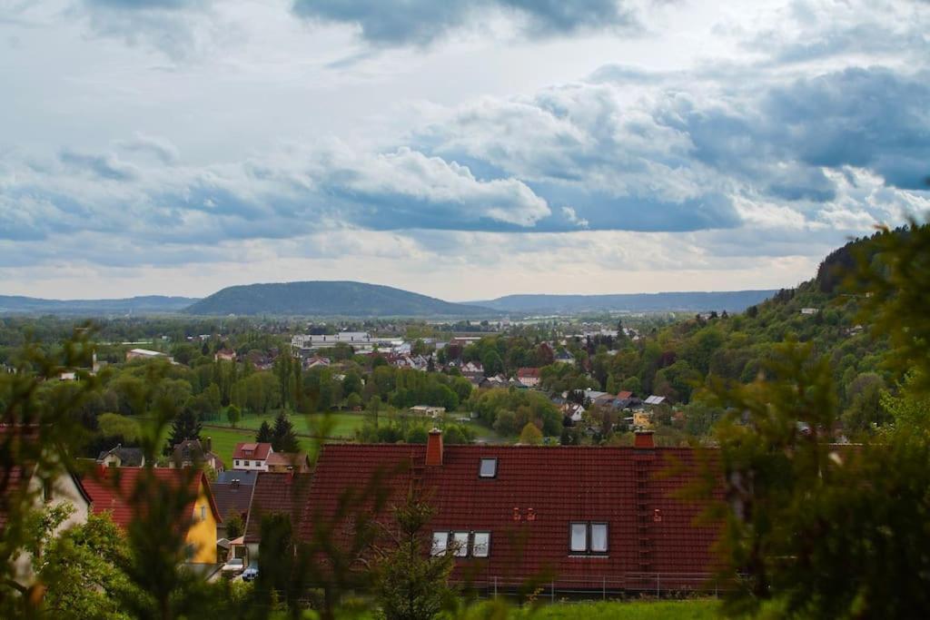 Ferienhaus Sonnenblick Entspannung Mit Sauna Kamin Und Balkon Sonneberg Extérieur photo