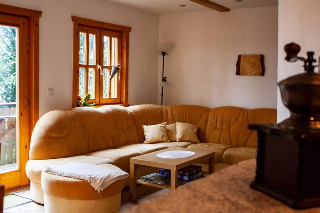 Ferienhaus Sonnenblick Entspannung Mit Sauna Kamin Und Balkon Sonneberg Extérieur photo